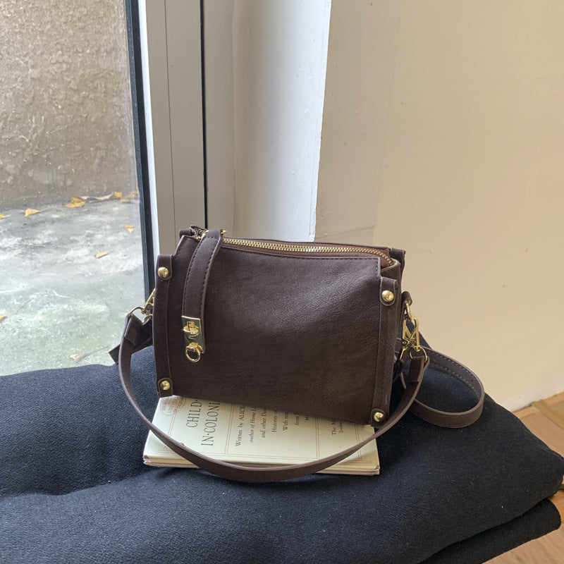 Women's Korean Retro Popular Stylish Good Texture Women's Shoulder Bag