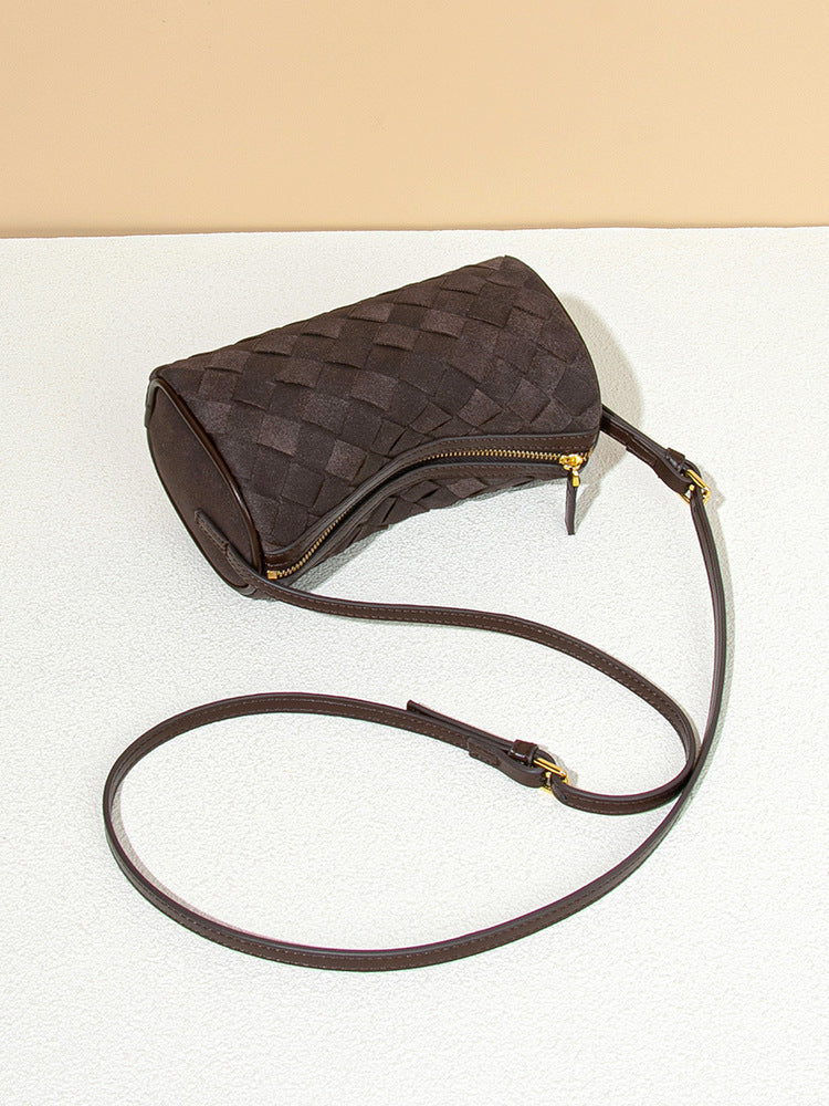 Lazy Versatile Korean Style Niche Frosted Suede Bags