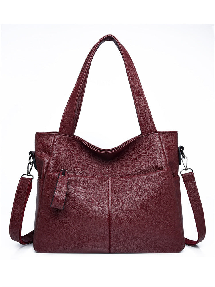Classic Durable Fashion Large Capacity Mother Women's Handbag