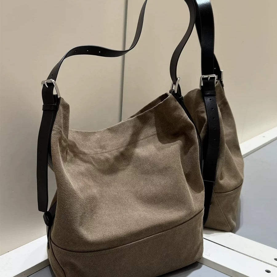 Women's Style Design Canvas Large Capacity Commuter Shoulder Bags