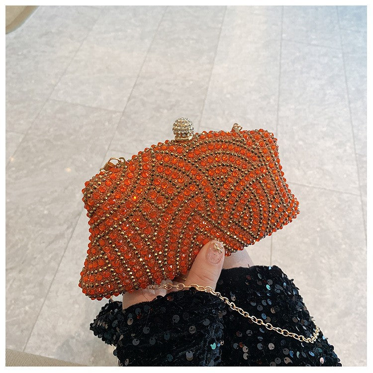 Fashion Shiny Rhinestone High Sense Party Dinner Bag