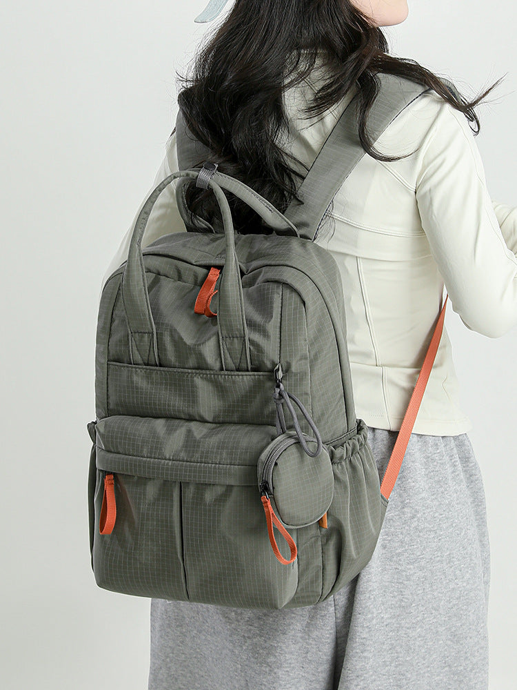 Ultra Light Female Convenient Class Commuter College Student Schoolbag