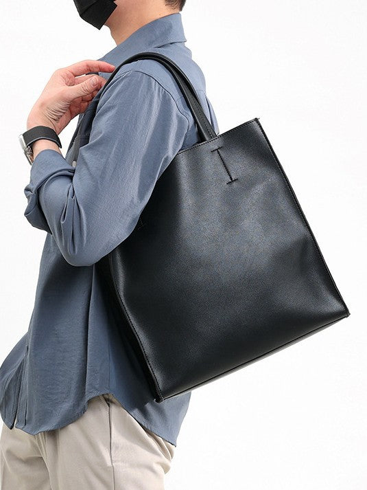 Women's & Men's Fashion Large Capacity Son Mother Simple Vertical Commuter Men's Tote