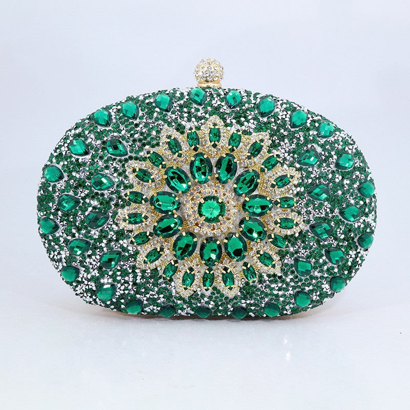 Women's Town Diamond Cheongsam Formal Dress Dinner Bag