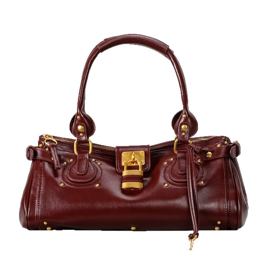 Retro Distressed Chloe Paddington Motorcycle Portable Bags
