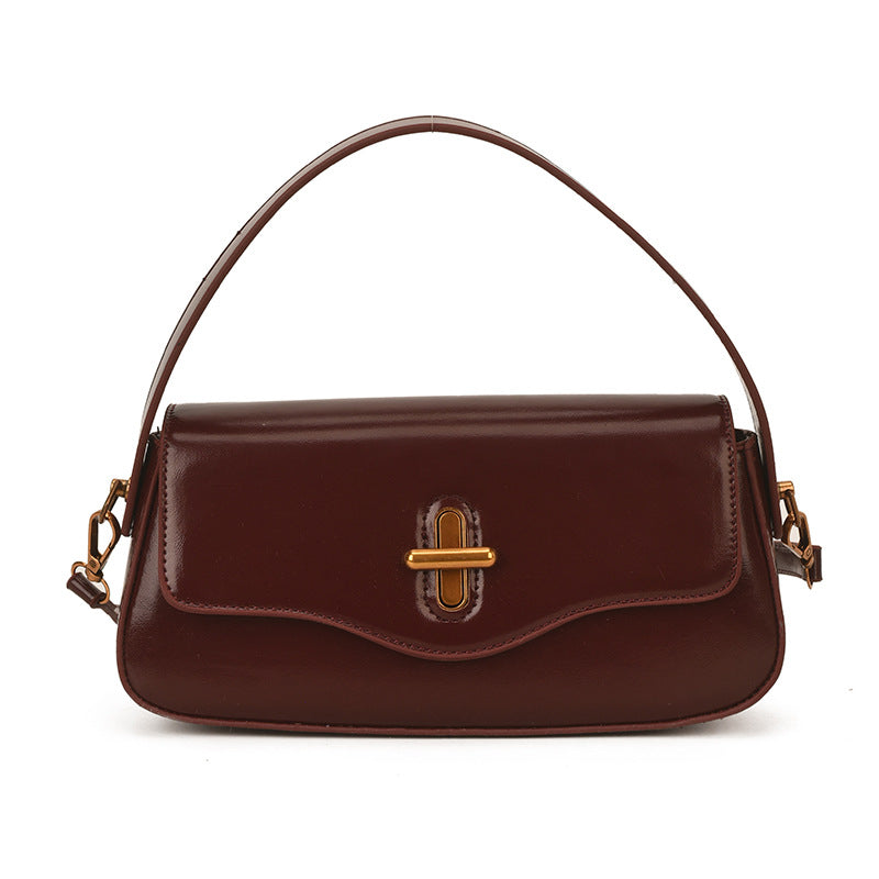 Women's High Quality Glossy Solid Color Trendy Affordable Luxury Fashion Small Square Bag