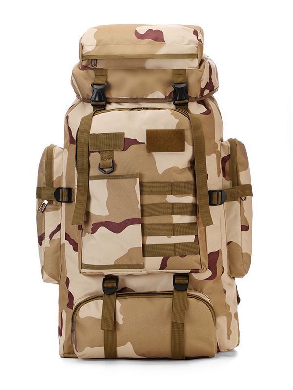 Men's Large Capacity Camouflage Tactics Oxford Cloth Hiking Outdoor Camouflage, Military Fan Bag