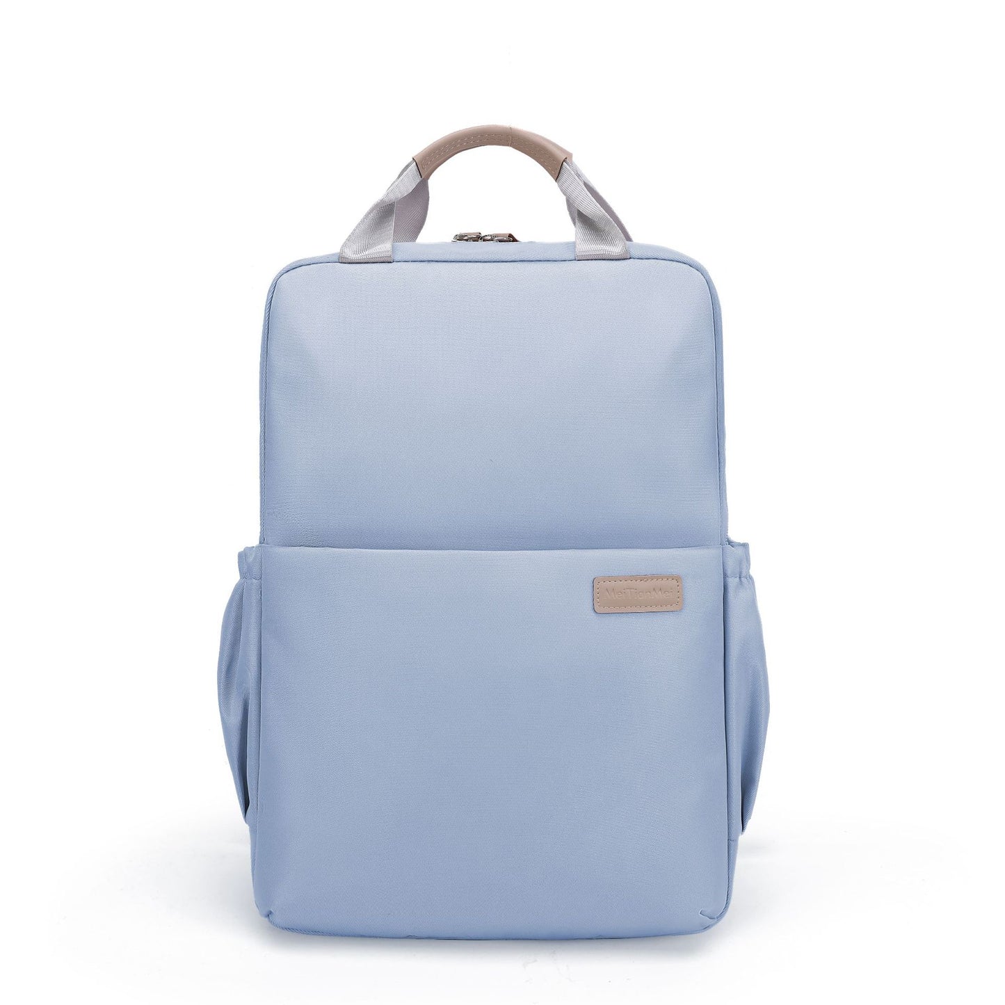 Large Capacity Computer Simple Solid Color Business Backpack