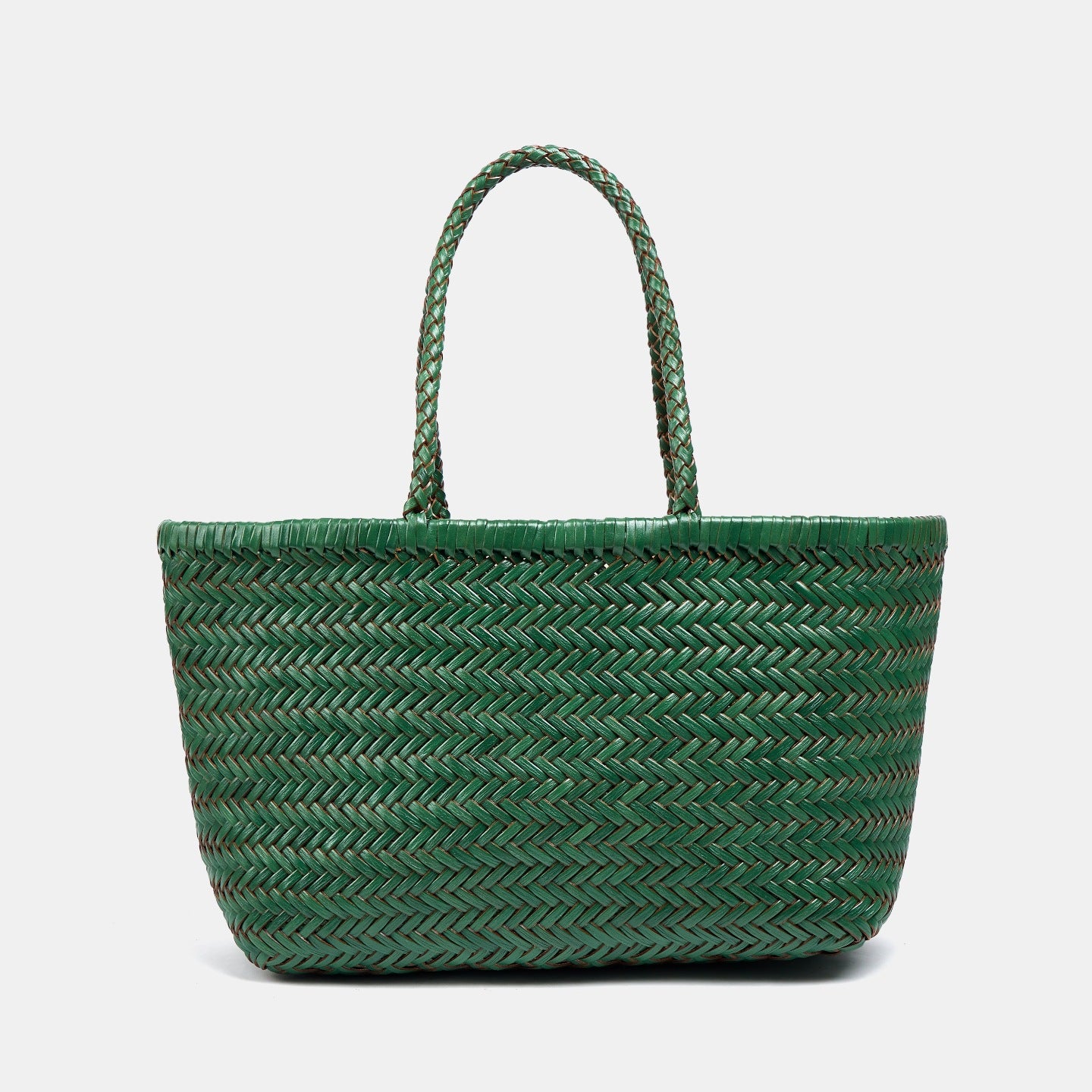Women's Leather French Retro Vegetable Basket Large Women's Handbag