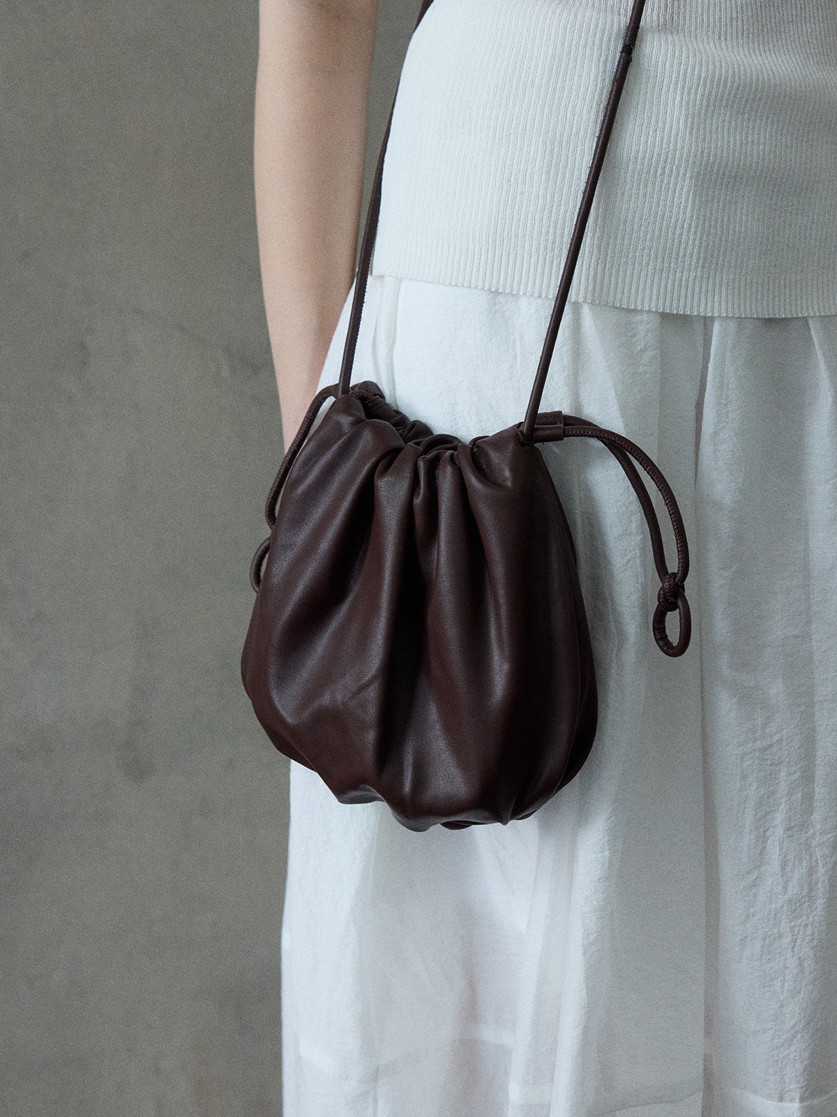 Soft Glutinous Cloud Feeling Drawstring Daily Bags