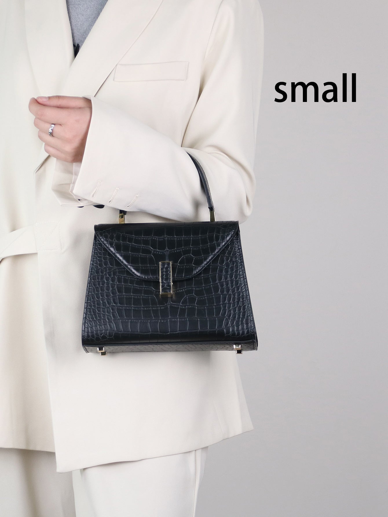 Lost Romance White High-grade Genuine Leather Bags