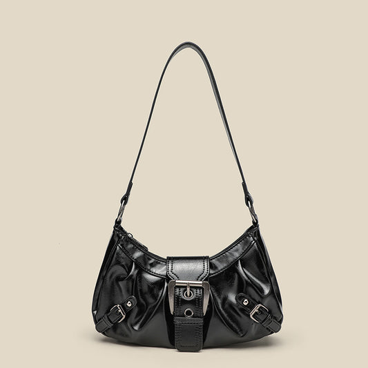 Women's Style American Retro Commuting Elegant Distressed Underarm Women's Messenger Bag