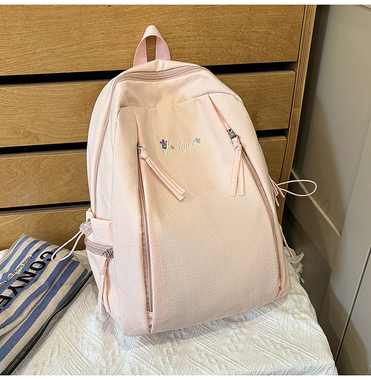 Korean Style Good-looking Fresh Sweet Primary Secondary Lightweight Large Leisure Backpack