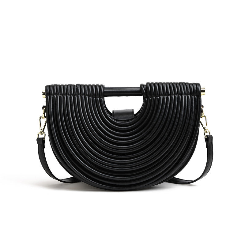 Women's Fashion High Sense Design Personality Woven Noodle Women's Clutch