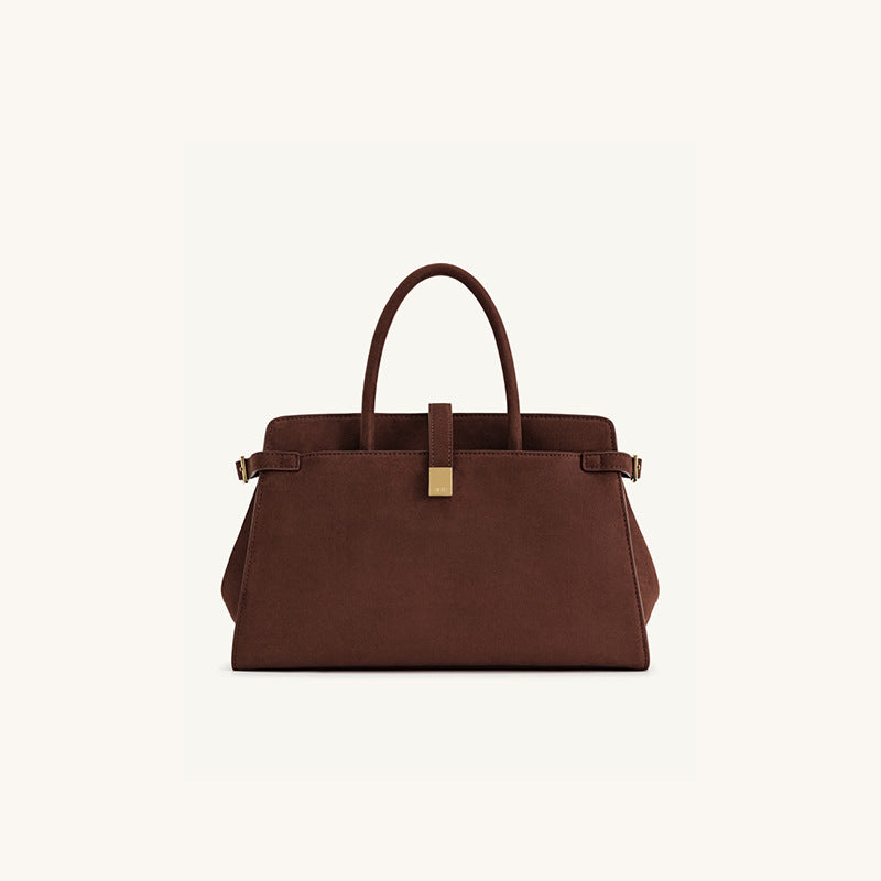 Women's Suede Versatile Retro Commuter Large Capacity Women's Handbag