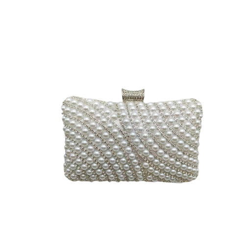Women's Direct Sale Pearl Fashion Banquet Hand-held Dress Ball Light Dinner Bag
