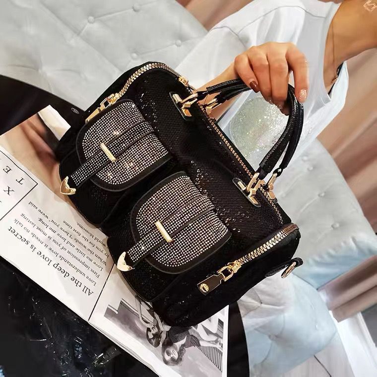 Women's Rhinestone Sequins Trendy Large Capacity Versatile Women's Handbag