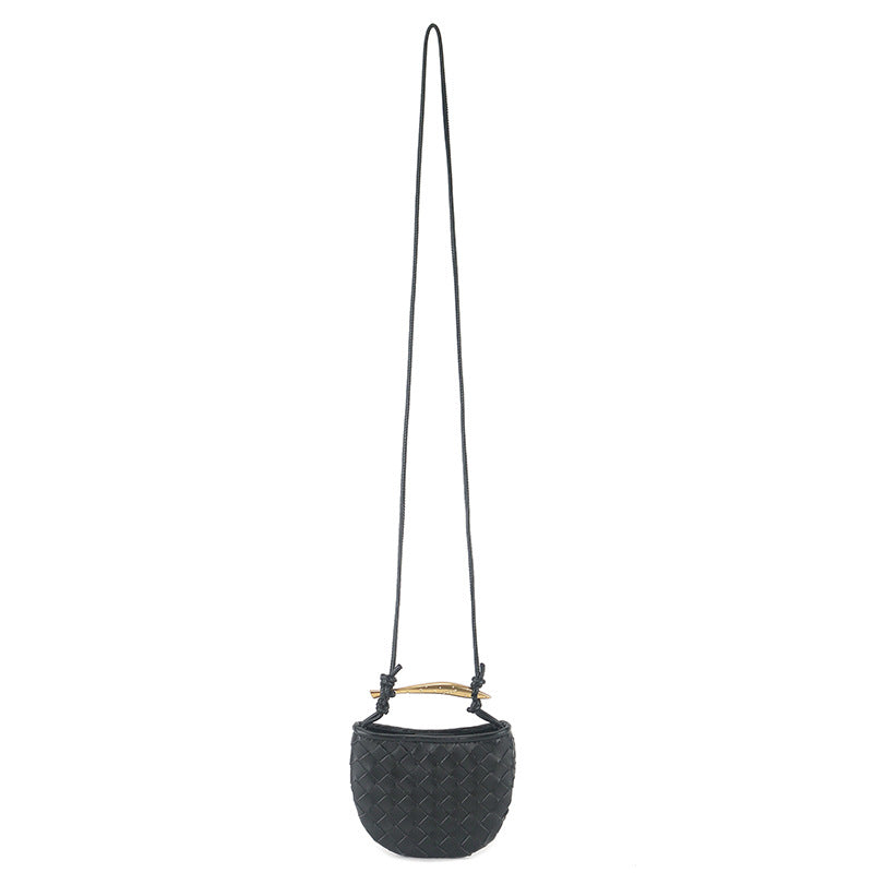Shark Nail Earphone Woven Pendant Classic Women's Handbag