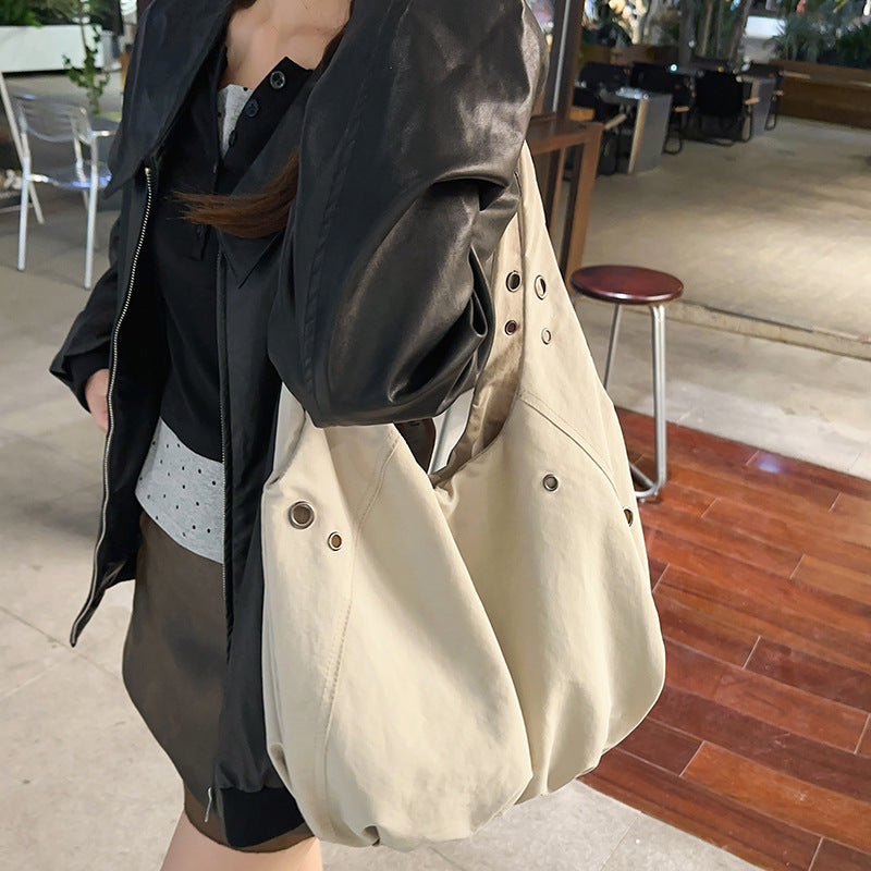 Advanced Texture Style Large Capacity Lightweight Nylon Tote Bags
