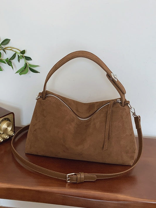Women's Frosted Underarm Fashion Simple Large Capacity Handbags