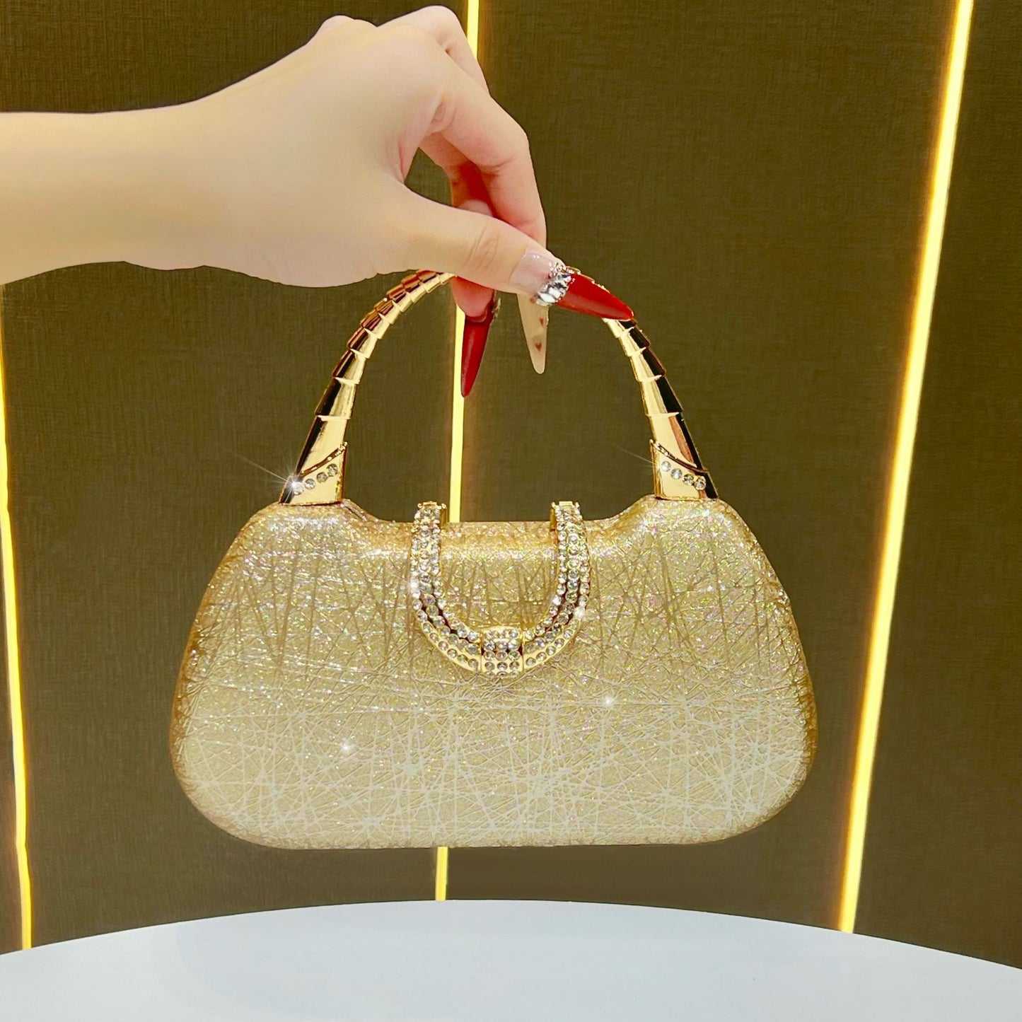 Women's Cheongsam Hand Fashion Wedding Banquet Dinner Bag