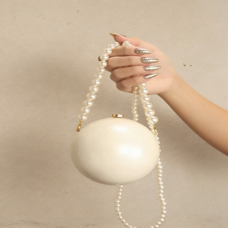 Fashion Dinner Wrist Goose Egg Wedding Party Women's Clutch