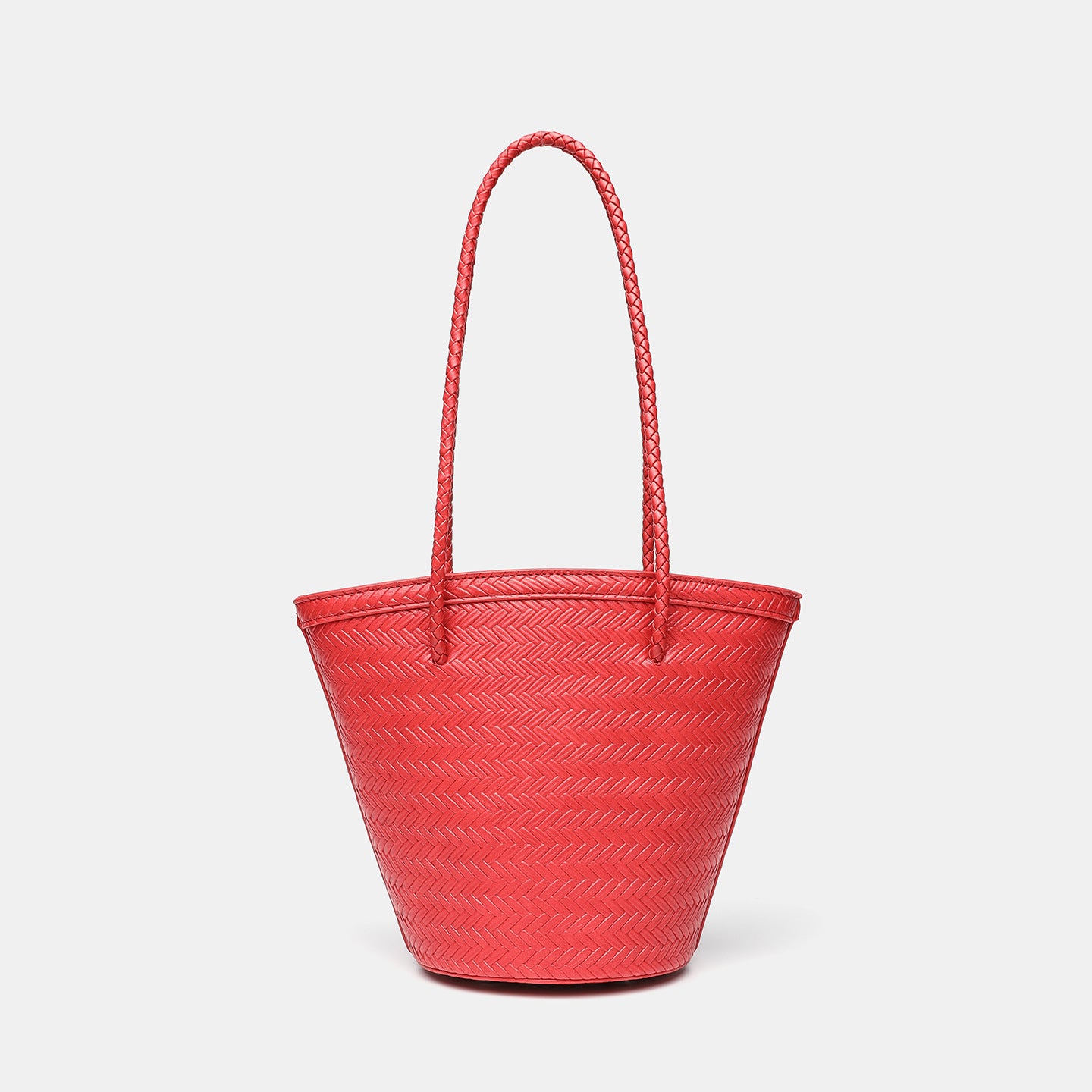 Autumn Niche High-grade Woven Vegetable Basket Simple Commute Portable Women's Shoulder Bag