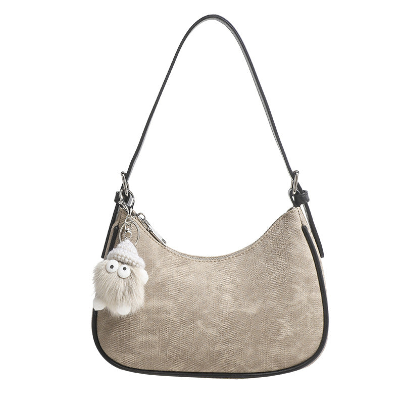 Trendy Design High-grade Underarm Commute Retro Portable Bags