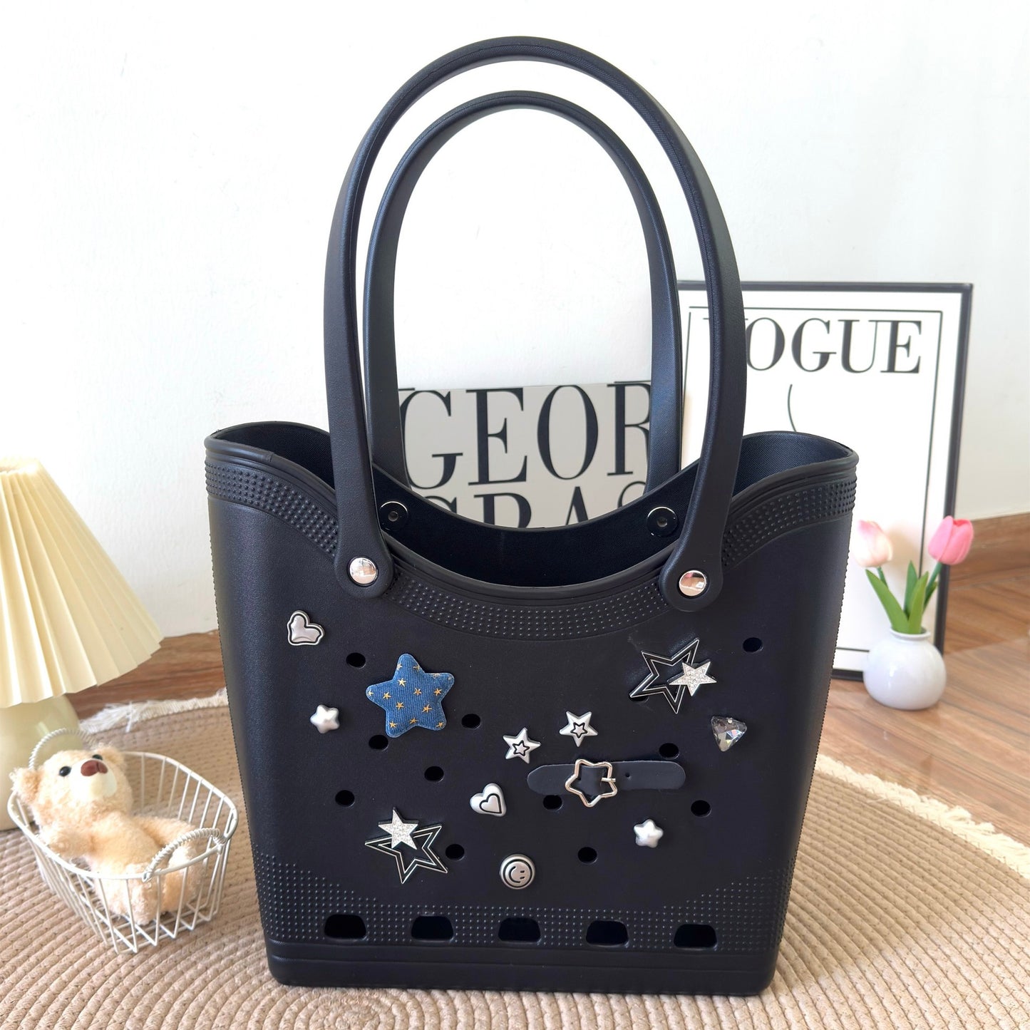 Hole Fashion Seaside Waterproof Beach Out Bags