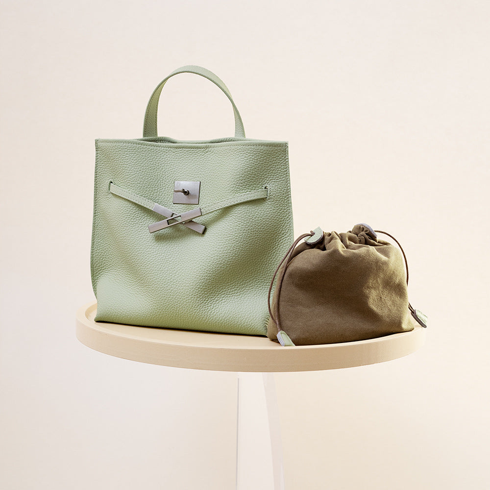 Women's High-grade Genuine Leather Portable Kelly Fashion Women's Shoulder Bag