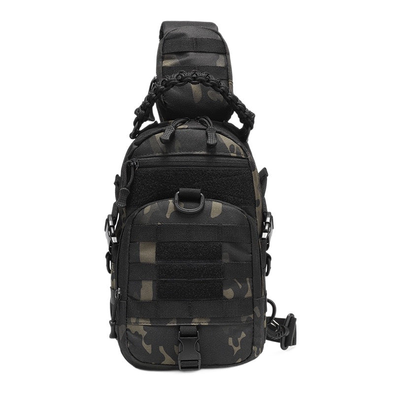 Men's Parachute Cord Oxford Cloth Military Fan Multifunctional Waterproof Shoulder Bags