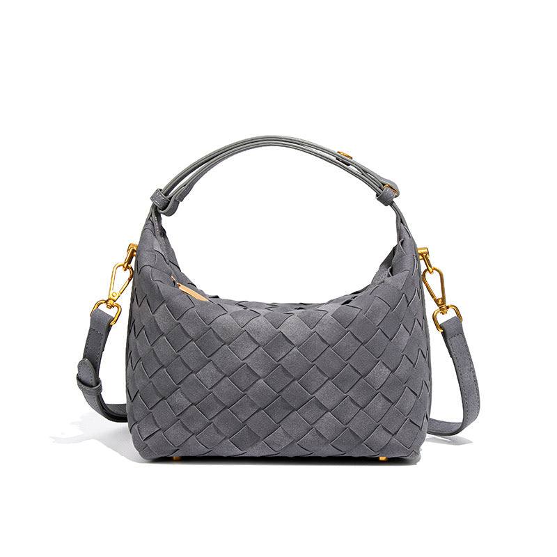 Woven Simple Hand Lunch Box Design Women's Handbag