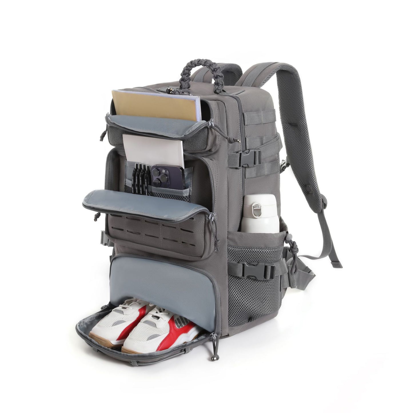 Men's Large Capacity Waterproof Hard-wearing Multifunctional Storage Tactical Backpack