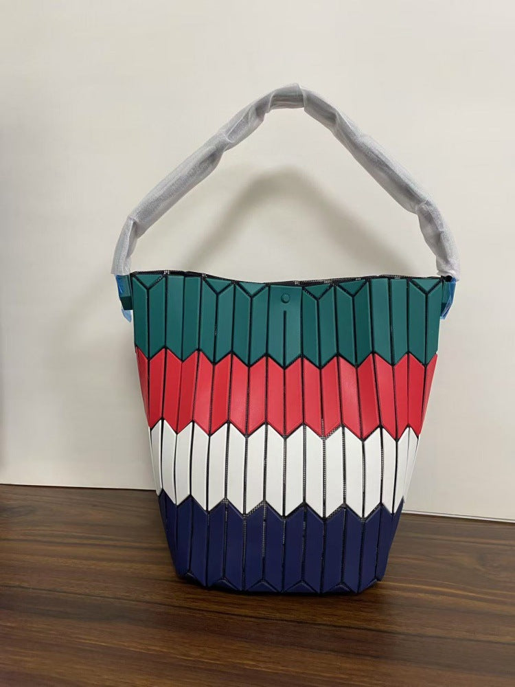 Women's Original Life Geometric Rhombus Vegetable Basket Fashion Women's Handbag