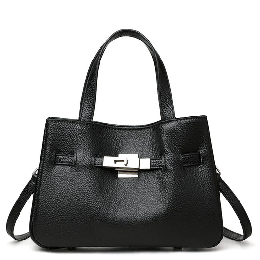 Women's Genuine Leather Minority Fashion First Layer Handbags