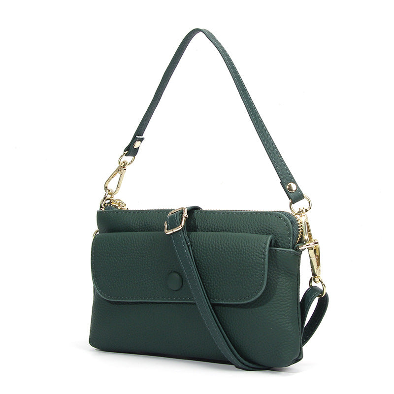 Women's Cell Lightweight Summer First Layer Cattlehide Fashion Simple Women's Messenger Bag