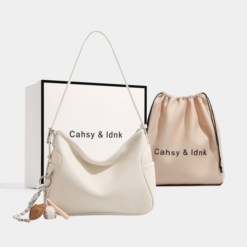 Women's Genuine Leather West Asia Commuter Underarm Tote Bag