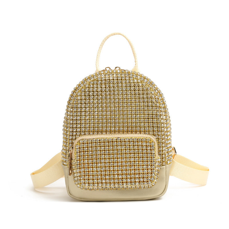 Rhinestone Cute Large Capacity Portable Fashion Trendy Leisure Backpack