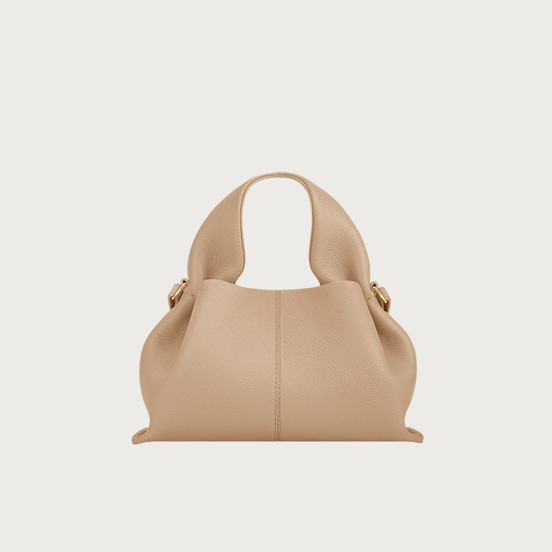Delivery Cloud Genuine Leather Niche Dumpling Women's Shoulder Bag