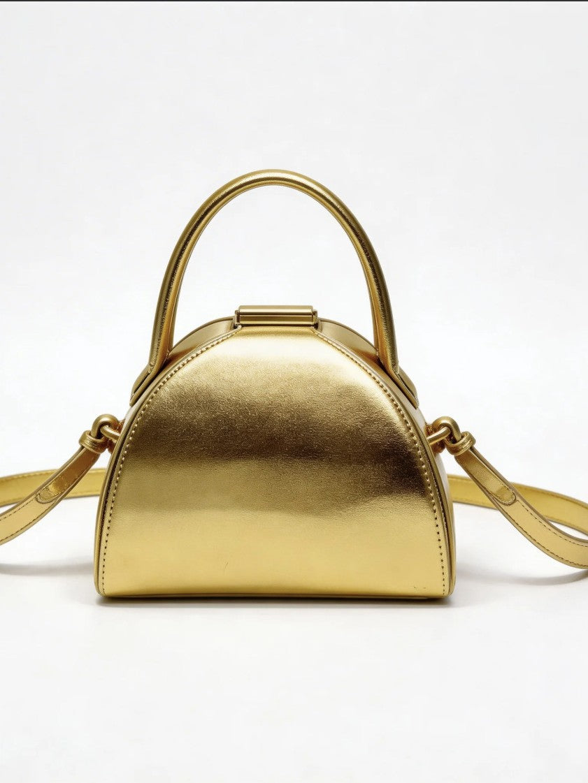 Women's French Style Semicircle Box High-grade Portable Niche Women's Handbag