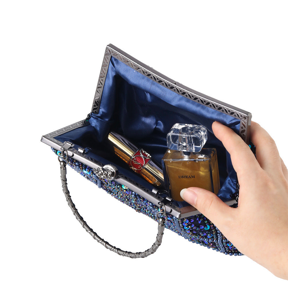 Beaded Embroidered Wear Portable Classic Cheongsam Perfect Match Dinner Bag