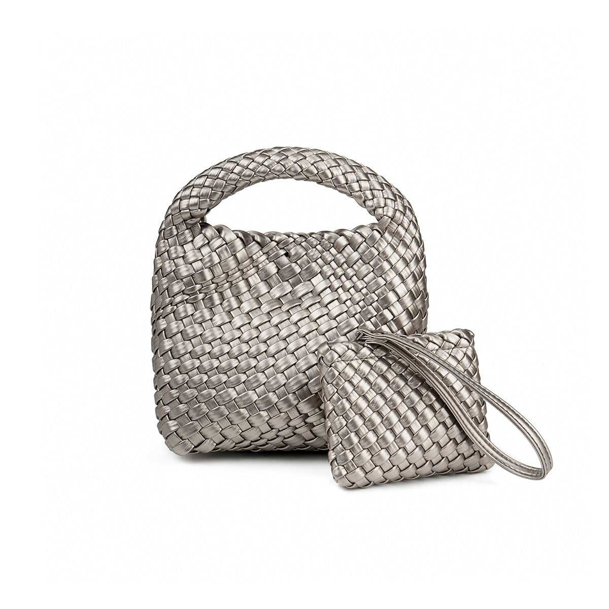 Hand-woven Mini Vegetable Basket Chain Magnetic Phone Bags
