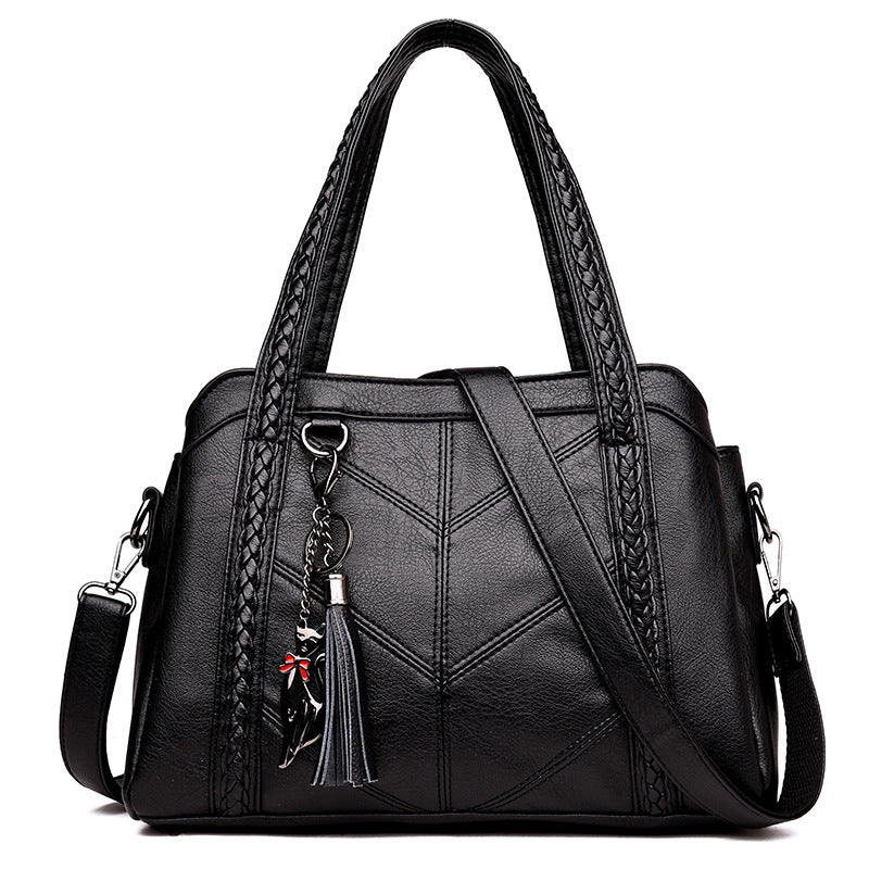 Women's Large Portable Soft Leather Capacity Women's Shoulder Bag
