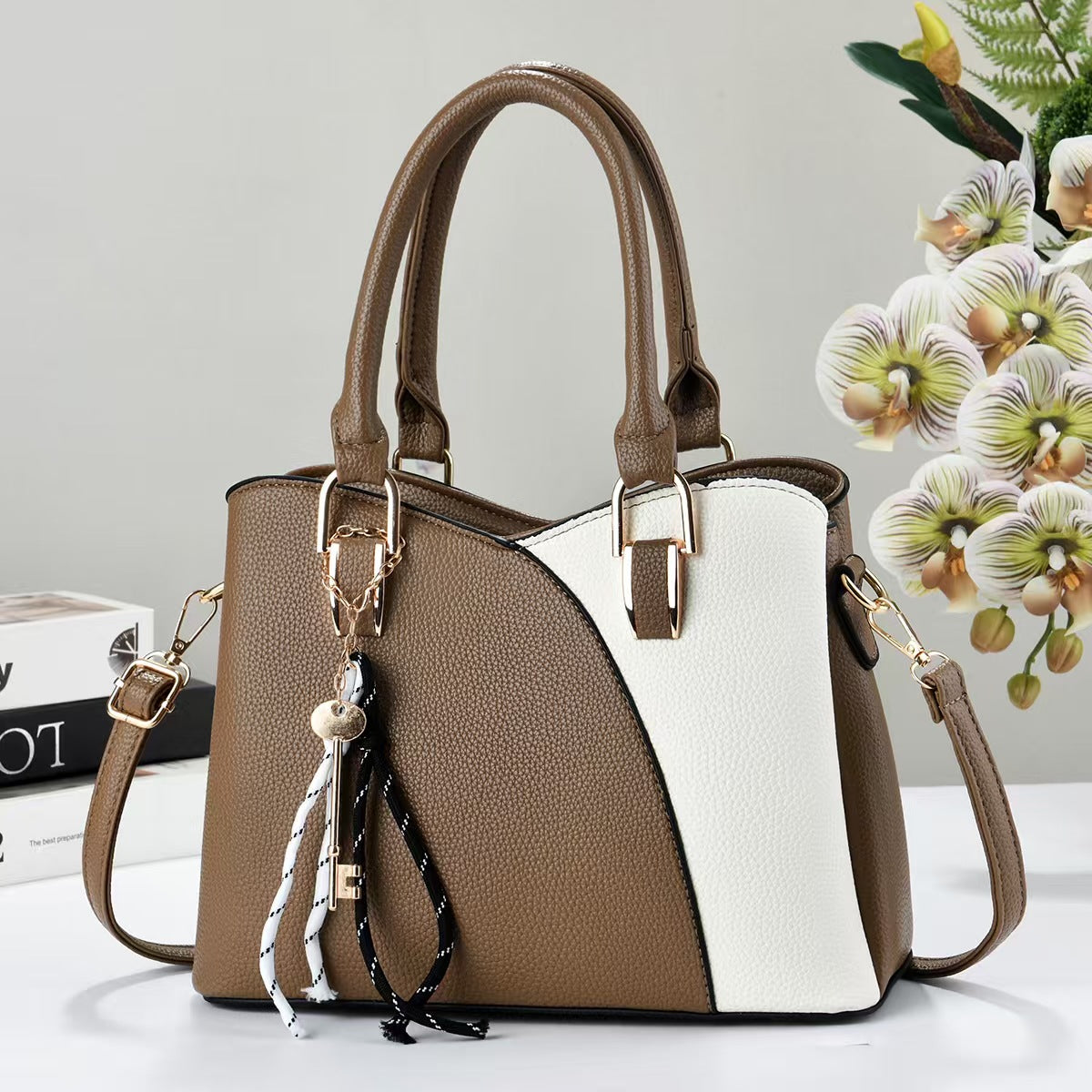 Women's Korean Style Cool Contrast Color Women's Shoulder Bag