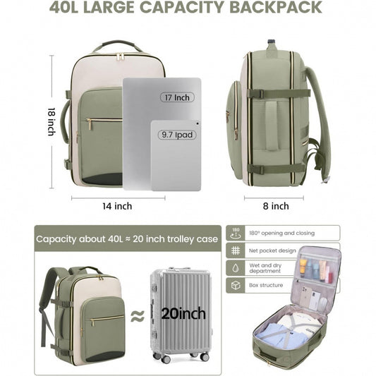 Large Capacity Match Sets Storage Business Leisure Backpack