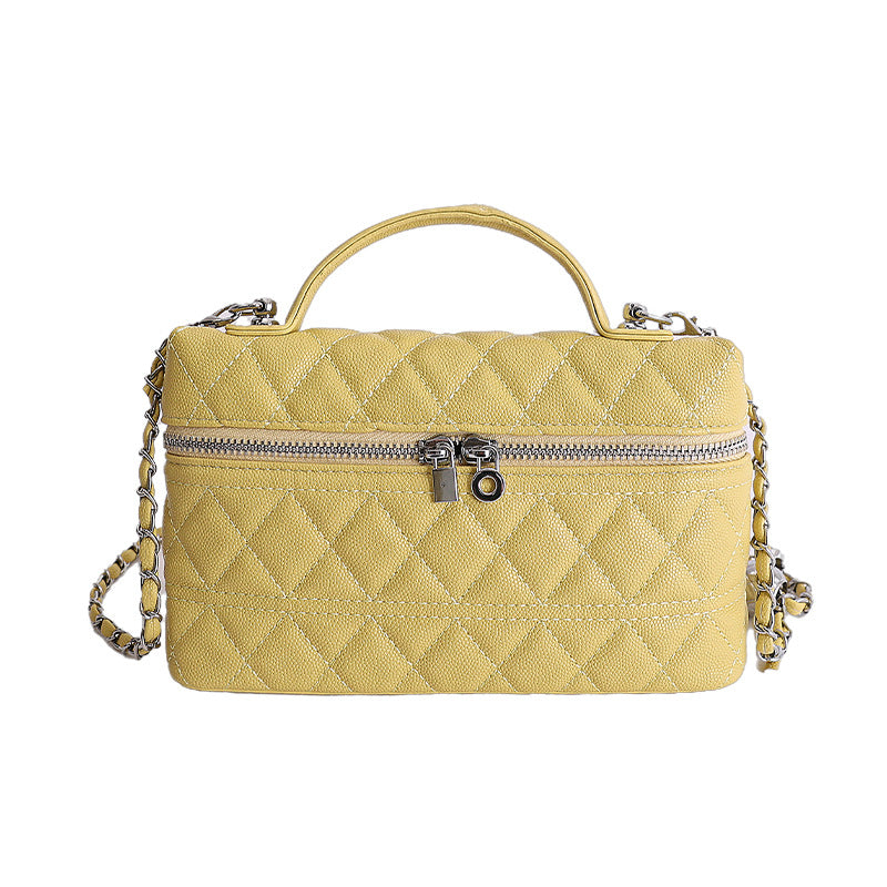 Women's Design Simple Elegant Diamond High-grade Small Square Bag