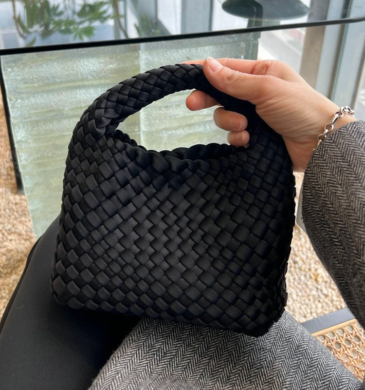 Women's Hand-woven Vegetable Basket Nylon Cloth Portable Women's Shoulder Bag