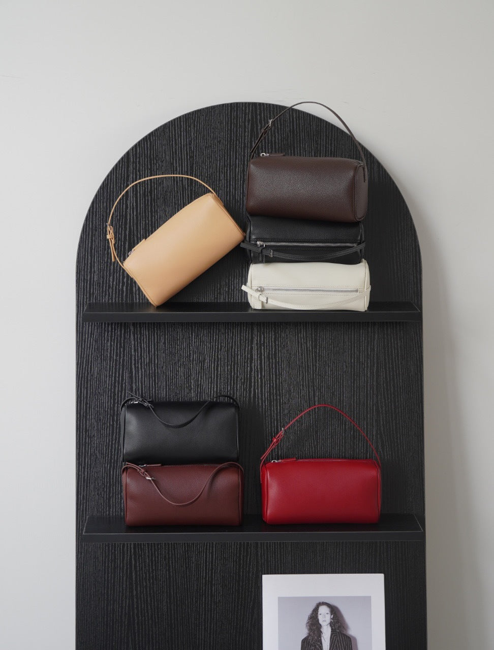Pen Inside Outside Leather Steel Hardware High-grade Versatile Fashion Bags