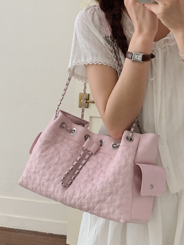 Korean Style Niche Fashion Sweet Chain Women's Shoulder Bag