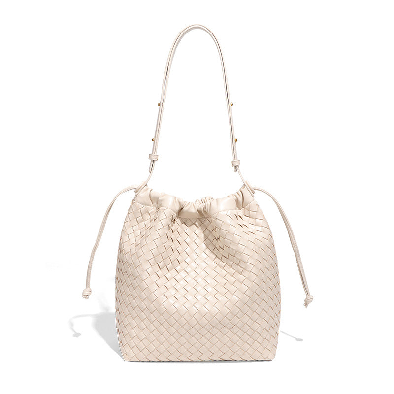 Classic Hand-woven Lazy Direct Wholesale Commuter Bucket Bags
